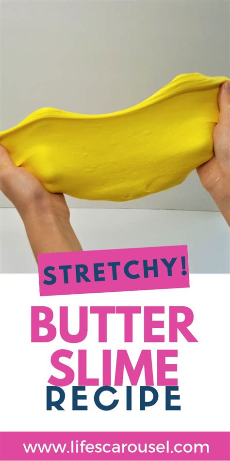 Best Butter Slime Recipe Smoothest And Stretchest Slime Ever