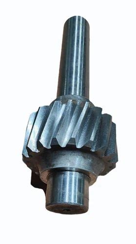 Alloy Steel Polished 4 Module Ground Helical Pinion Shaft For