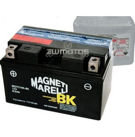 Bateria Magneti Marelli MOTX5L BS YTX5L BS 12V 4AH EWMOTOS Peças