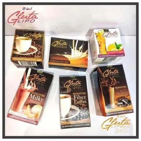 Gluta Lipo Detox Slimming Juice Coffee Milktea And Gold Series Slimming