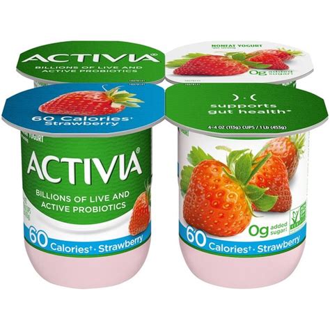 Activia Light Probiotic Blended Lowfat Strawberry Yogurt Oz Instacart