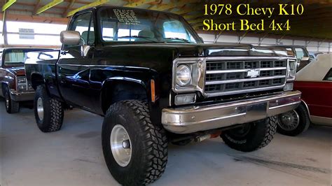 Lifted 1978 Chevy K10 Short Bed 4x4 On 35s Youtube