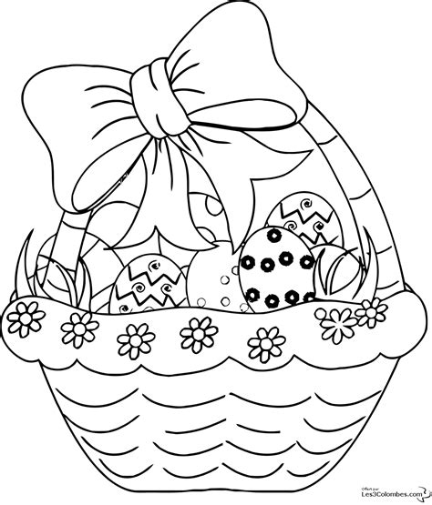 Coloriages Pâques Fêtes Et Occasions Spéciales Dessins à Colorier