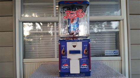 Pepsi Cola Coin Op Gumball Candy Peanut Vending Machine Sign Northwestern 1821744746