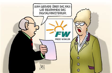 Fw Digital Von Harm Bengen Politik Cartoon Toonpool