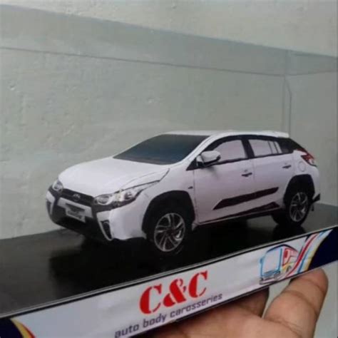 Papercraft Miniatur Toyota Yaris Shopee Indonesia