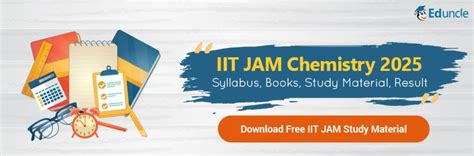 Iit Jam Chemistry Syllabus Eligibility Study Material Books