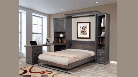 Murphy Beds With Desks Turn Two Rooms Into One