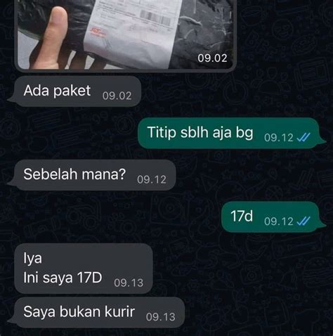 Chat Lucu Customer Tanya Ke Kurir Ini Bikin Tepuk Jidat