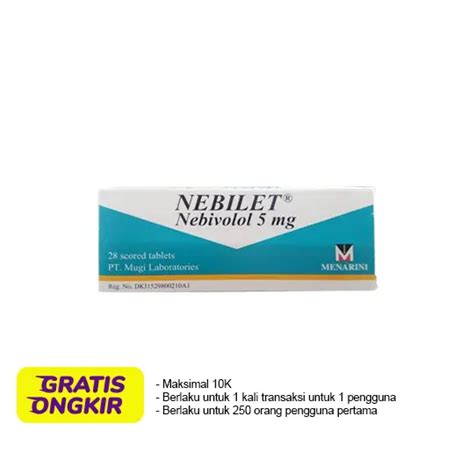 Beli Nebilet 5 Mg 14 Tablet Di Halodoc 1 Jam Sampai