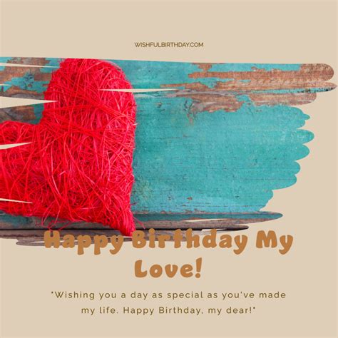 20 Romantic Happy Birthday My Love Images - Wishful Birthday