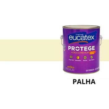 Tinta Latex Protege Int Ext Palha 3 6l Eucatex Tinta Para Parede