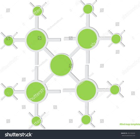 Mind Mappingflow Chart Template Stock Vector (Royalty Free) 452105035 ...