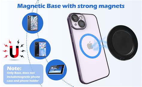 Gcqoo Magnetic Phone Ring Holder For Popsocket Kickstand