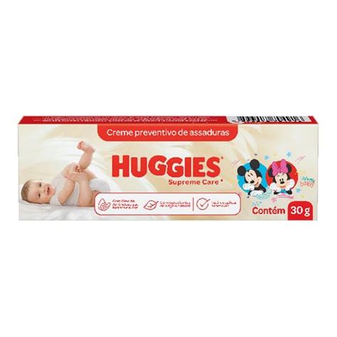 Creme Preventivo De Assaduras Huggies Supreme Care 30g Creme Pomada