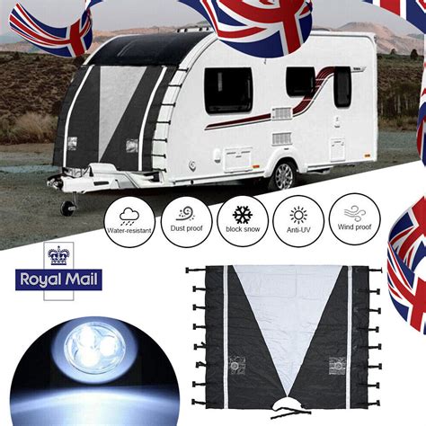 Universal Caravan Front Towing Cover Protector Car Rv Accessories With