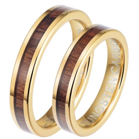 Koa Wood Wedding Ring Sets - Wedding Rings Sets Ideas