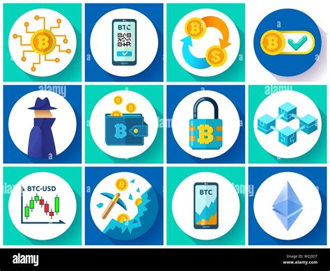 Cryptocurrency Mining Stock Vector Images Alamy