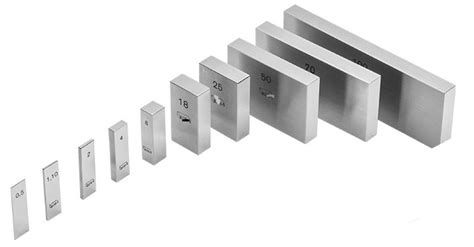 Individual Steel Gauge Blocks Gr 1 J E D Metrology