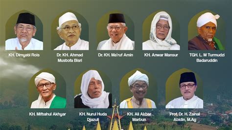 Mengenal 9 Ulama AHWA Muktamar Ke 34 NU NU Online Jabar