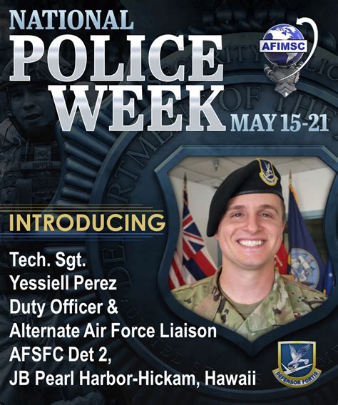 National Police Week Spotlight Tech Sgt Yessiell Perez Air Force