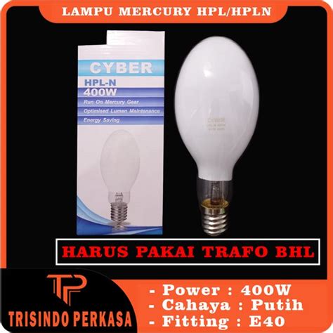 Jual Lampu Mercury Hpl Hpl N Hpln W Watt E Hg Bola Lampu Jalan