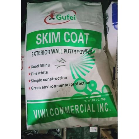 G Uf Ei Skim Coat White Exterior Wall Kilos Bag Shopee Philippines