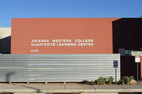 Arizona Western College Quartzsite Learning Center 695 Kofa Ave