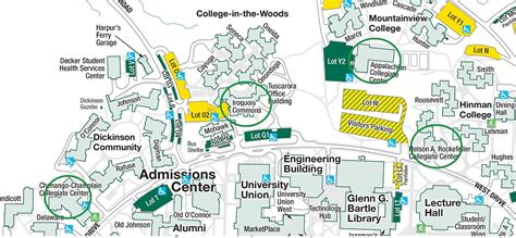 Binghamton University Campus Map United States Map