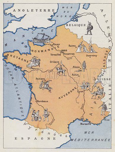 Historical Maps Of France