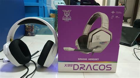 รวว เทสไมคทงคลป หฟงHEADSET 780บาท จาก commart Nubwo x99 dracos