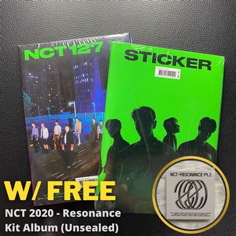 NCT 127 The 3rd Album Sticker Sticky And Seoul City Ver With