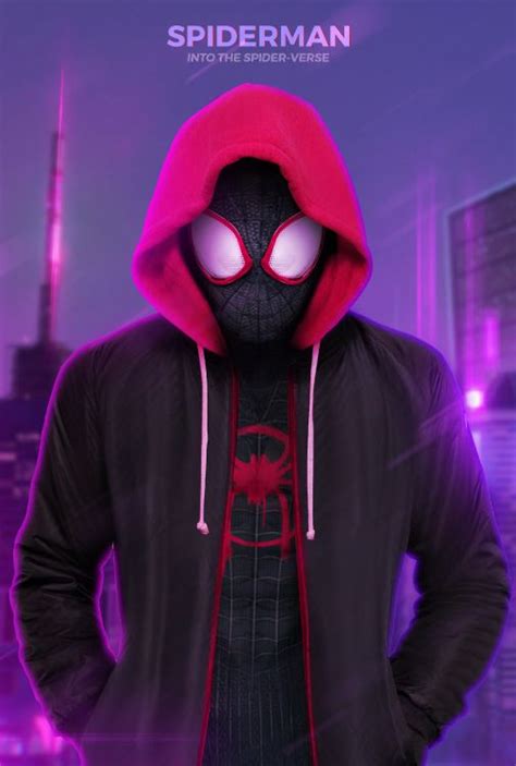 Wallpaper Spider Man With Hoodie, Spider-Man Into The Spider-Verse ...