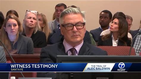 Witness Testimony In Alec Baldwin Rust Shooting Trial