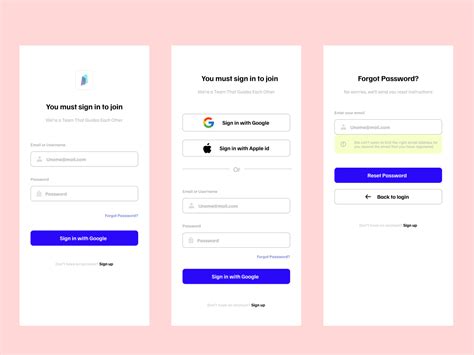 Login Page Figma Community