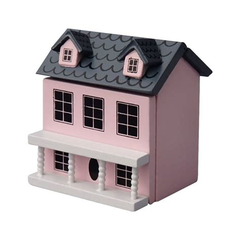 Villa Small House Mini Doll Tiny Wooden Model Dolls Houses Diy ...