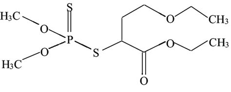 Structure Of Malathion Download Scientific Diagram