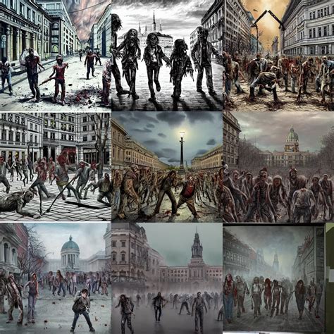 Zombie Apocalypse In Vienna Hyper Realism Stable Diffusion Openart