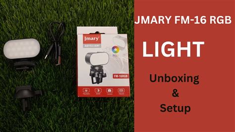 Jmary Fm Rgb Mini Video Lights Unboxing Setup Youtube