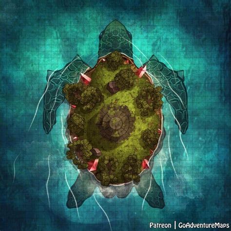 Turtle Island 36x36 Dndmaps Fantasy Map Dungeons And Dragons