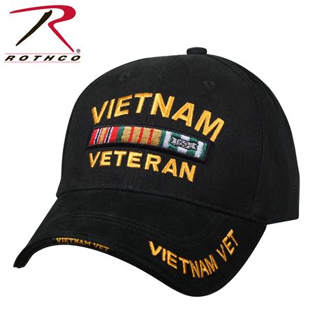 Rothco Deluxe Low Profile Vietnam Veteran Insignia Cap Tops Military Supply Veteran Serving