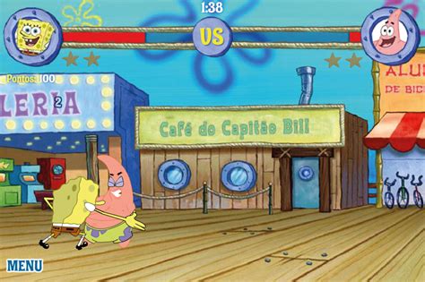 Jogos Da Nickelodeon Jogo Briga Nos Corais Bob Esponja