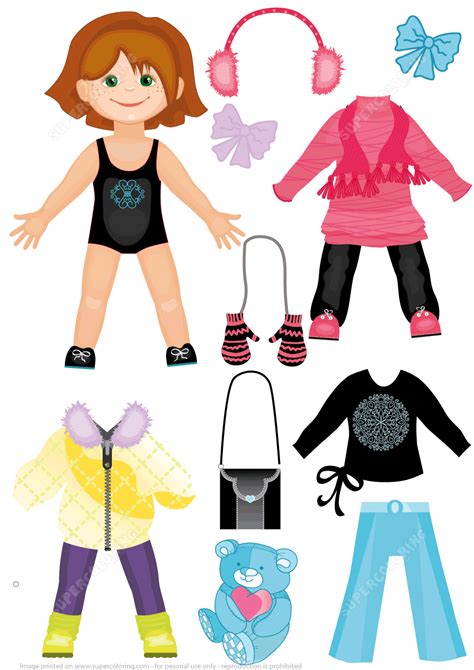 Paper Dolls To Print With Clothes