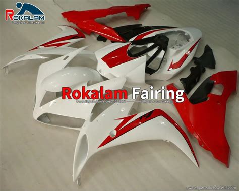 Carenado Rojo Blanco Para Yamaha YZF R1 YZF R1 04 05 06 YZF1000R1 YZF