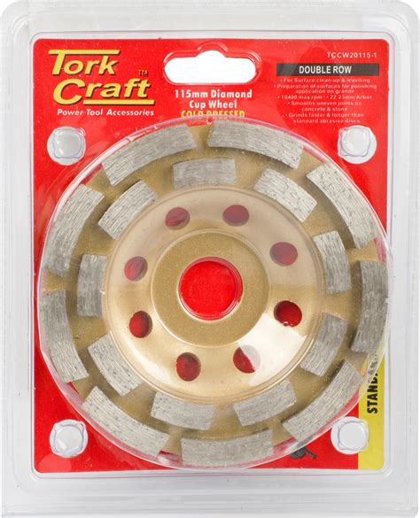 Tork Craft Cup Wheel X Mm Double Row Agrimark