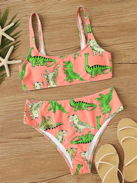 Dinosaur Bikini Shein Atelier Yuwa Ciao Jp