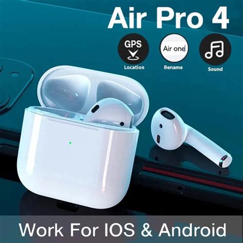 Pro 4 Airpods Volledig Draadloze Oordopjes Bluetooth Wireless Earbuds Wit