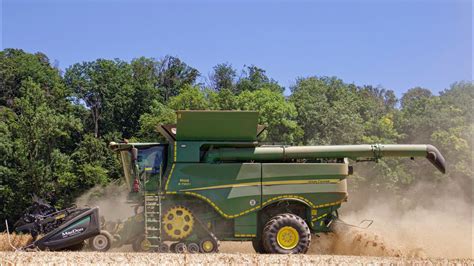 Start Schuss Erbsen Dreschen Mit Johndeere 790i YouTube