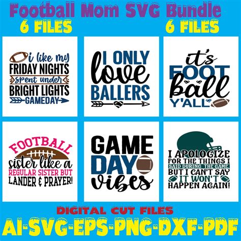 Football Mom SVG Bundle - MasterBundles