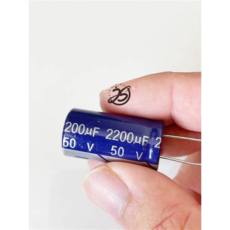 Jual ELCO 2200UF 50V 1 BUAH KAPASITOR CAPACITOR ELCO KAPASITOR ELKO